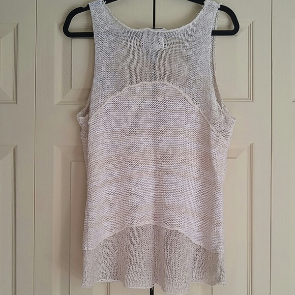 Curio Taupe Sleevless Knit Sweater Top - Picture 2 of 8